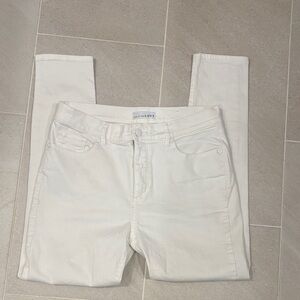 LOFT Women's Cream Skinny Jeans